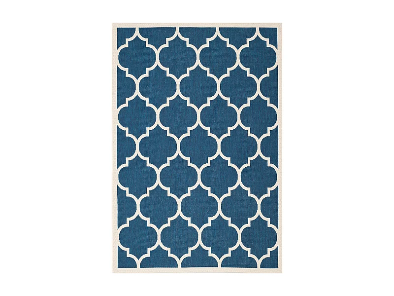 Tapis Bleu Marine/Neutre 160 X 231 cm - Arista