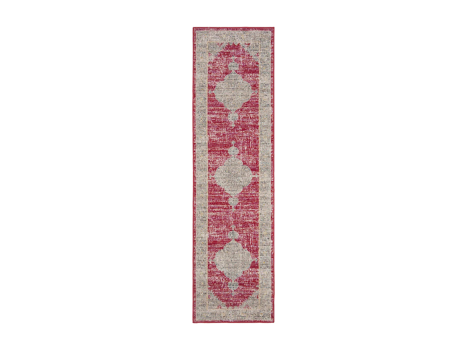 Tapis Rose/Gris 69 X 244 cm - Aleah