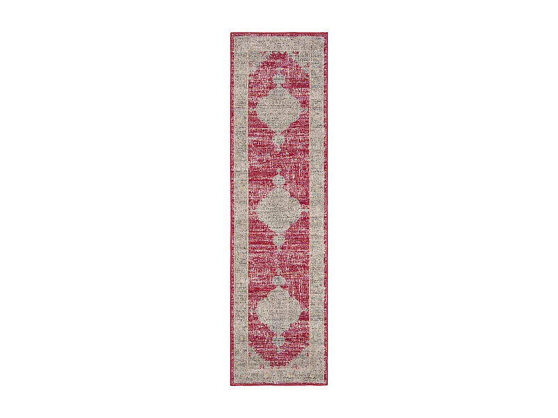 Tapis Rose/Gris 69 X 244 cm - Aleah