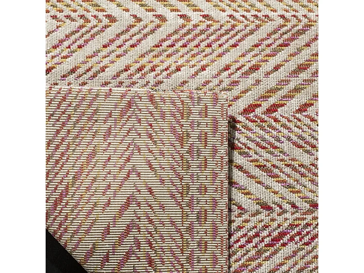 Tapis Rose/Multicolore 91 X 152 cm - Micah