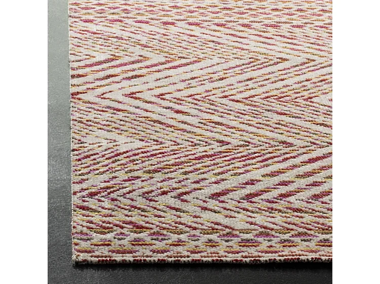 Tapis Rose/Multicolore 91 X 152 cm - Micah