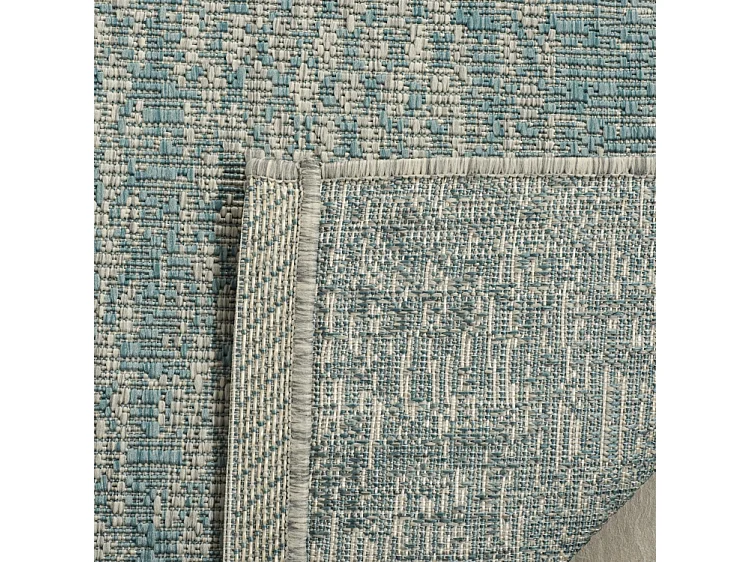 Tapis Gris/Bleu 79 X 152 cm - Rafal