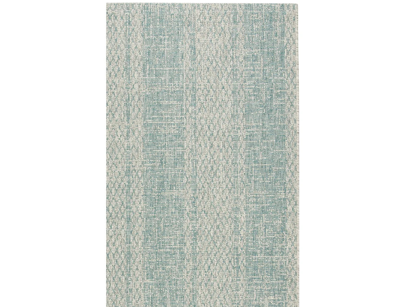 Tapis Gris/Bleu 79 X 152 cm - Rafal