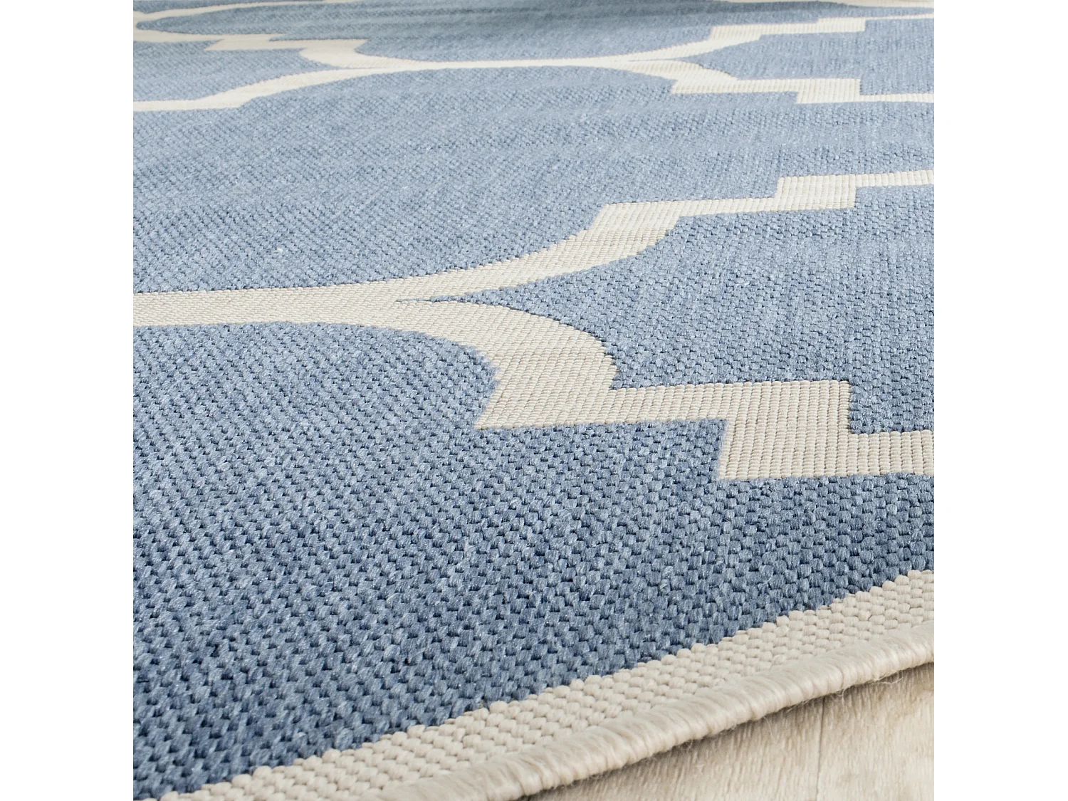 Tapis Bleu/Neutre 69 X 244 cm - Jojo