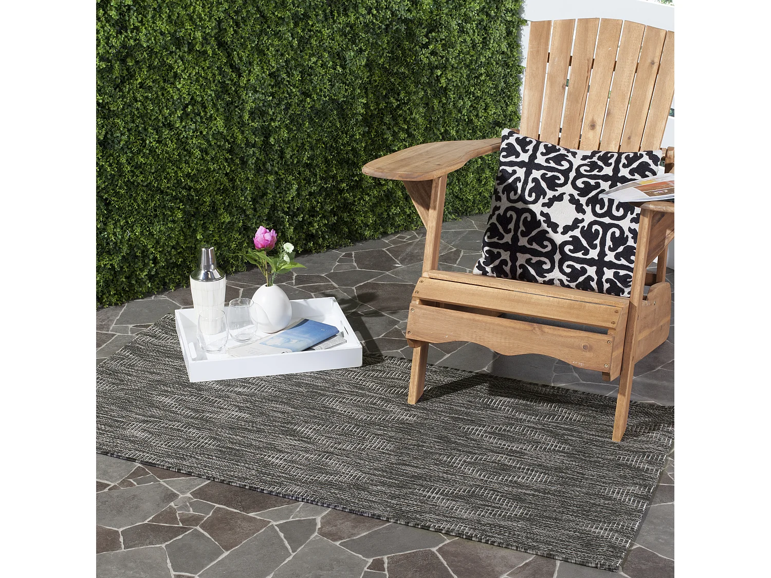 Tapis Noir/Noir 79 X 152 cm - Clementine