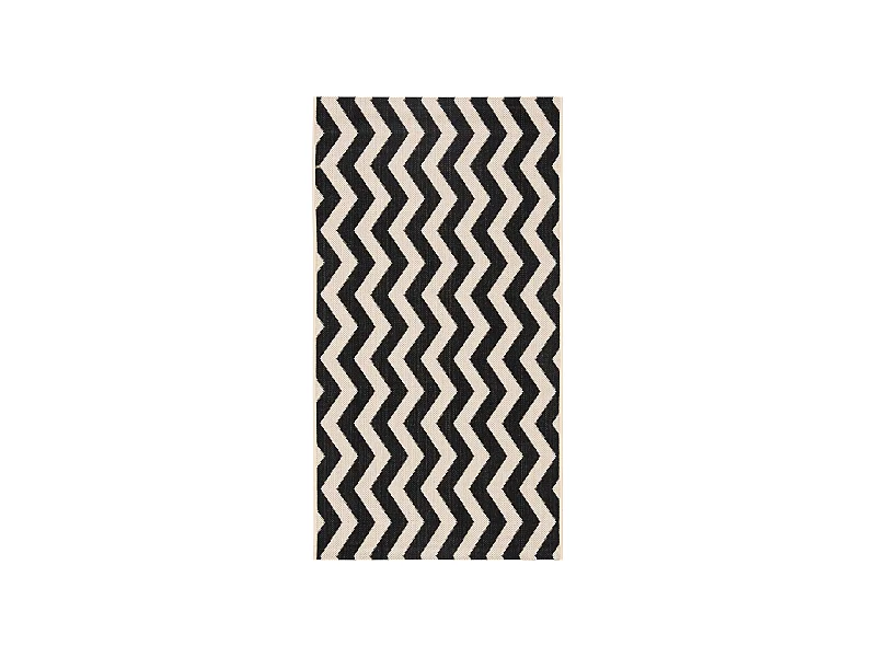 Tapis Noir/Neutre 122 X 170 cm - Amalfi