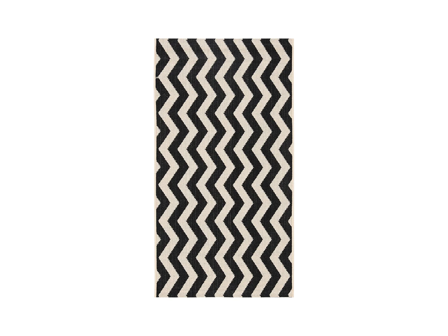 Tapis Noir/Neutre 122 X 170 cm - Amalfi