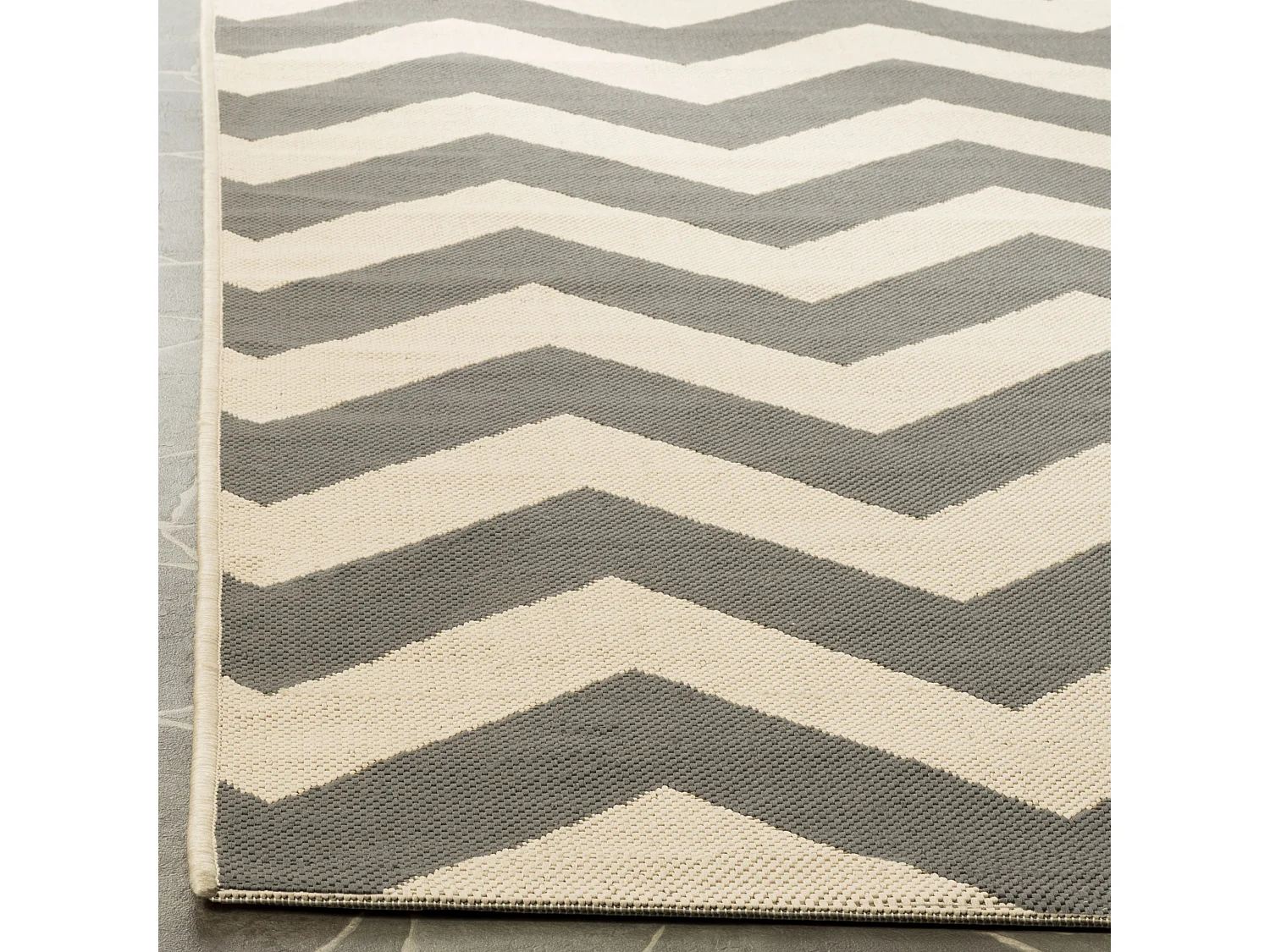 Tapis Gris/Neutre 122 X 170 cm - Chelsea