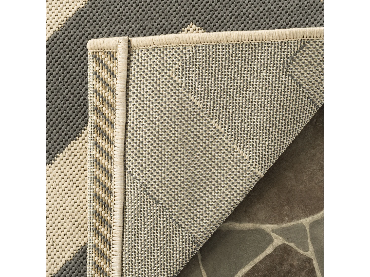 Tapis Gris/Neutre 122 X 170 cm - Chelsea