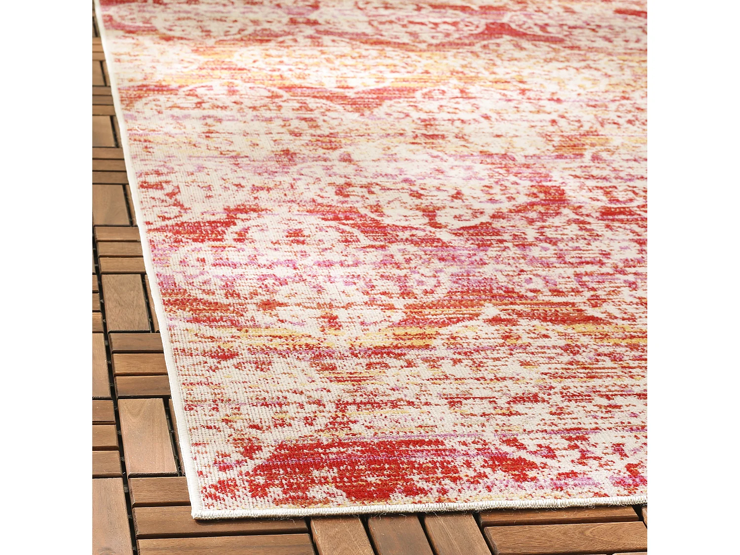 Tapis Rose/Multicolore 69 X 244 cm - Faye
