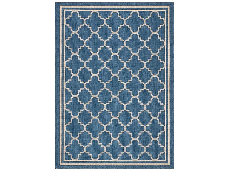 Tapis Bleu/Beige 122 x 170 cm - Bleeker