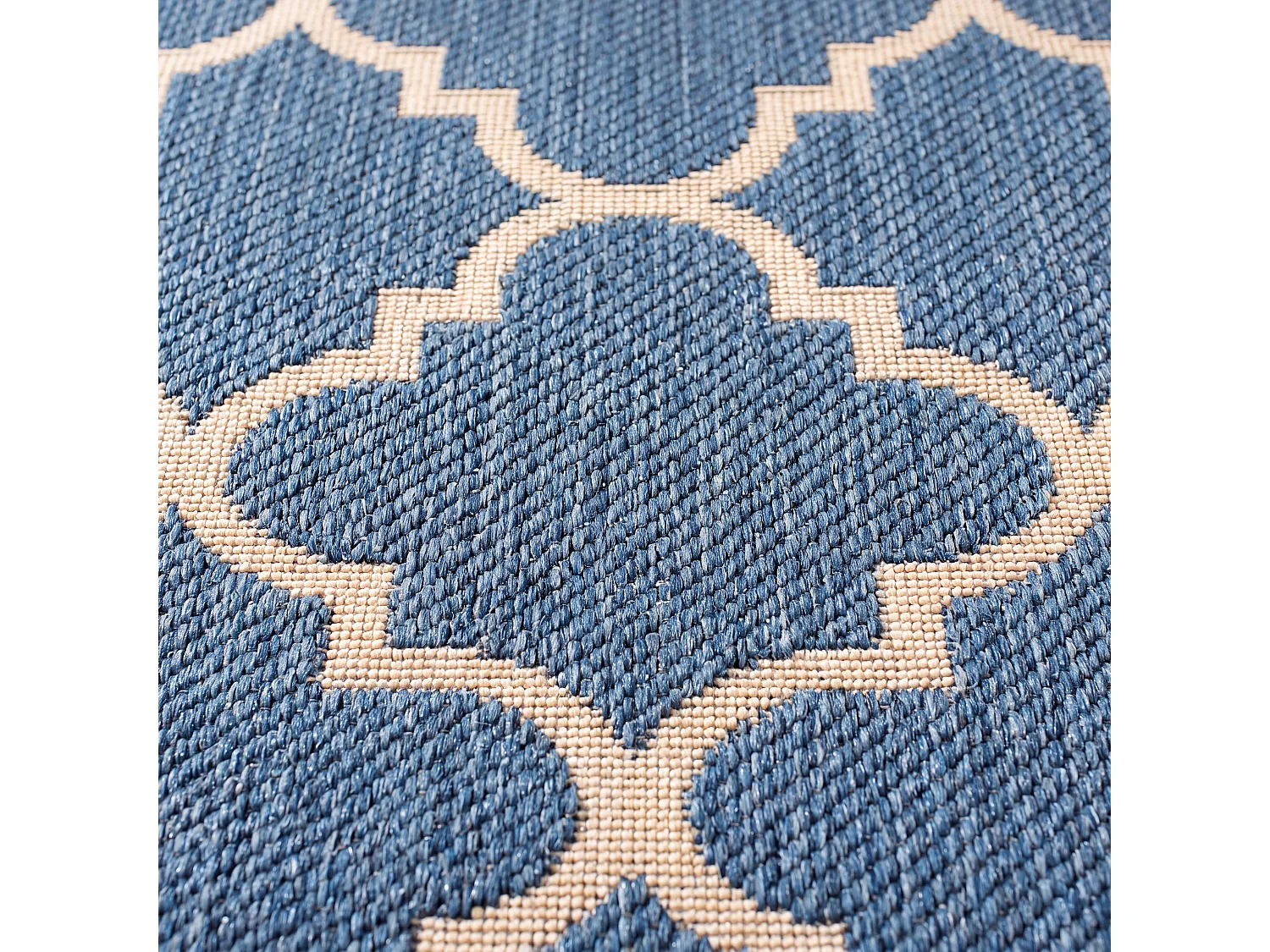 Tapis Bleu/Beige 122 x 170 cm - Bleeker