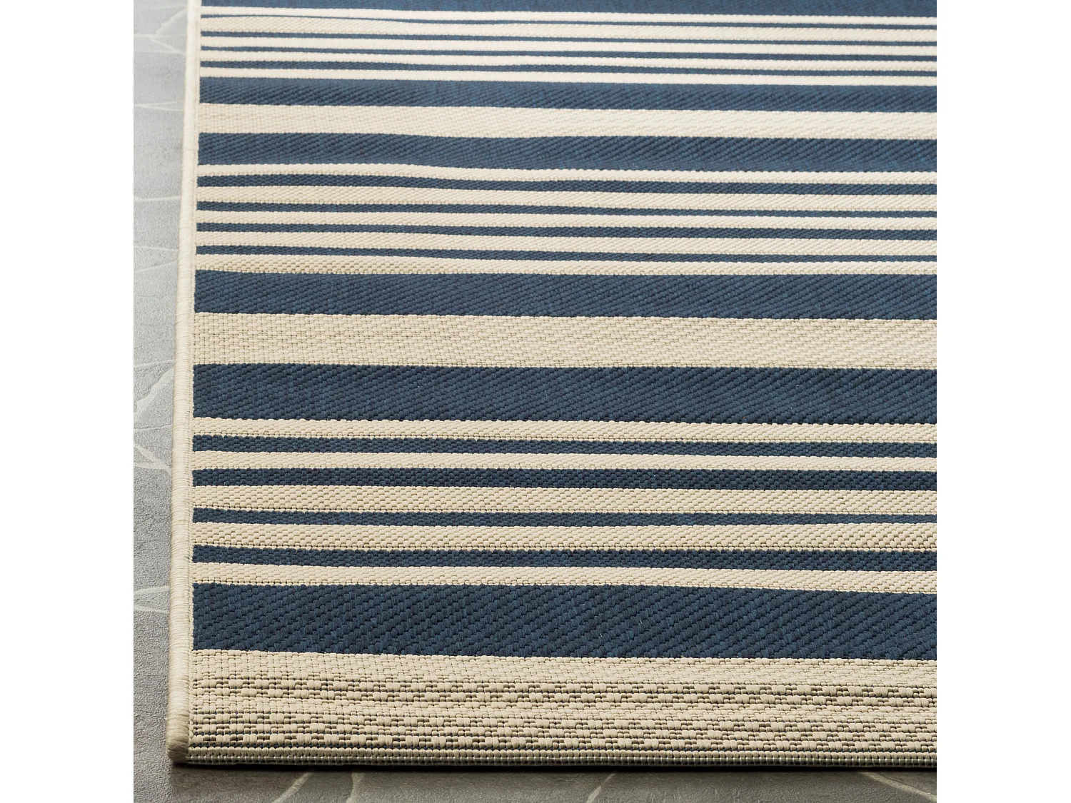 Tapis Bleu Marine/Neutre 160 X 231 cm - Gemma
