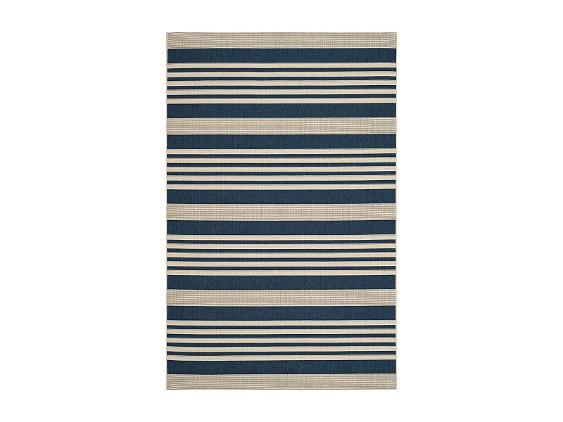 Tapis Bleu Marine/Neutre 160 X 231 cm - Gemma