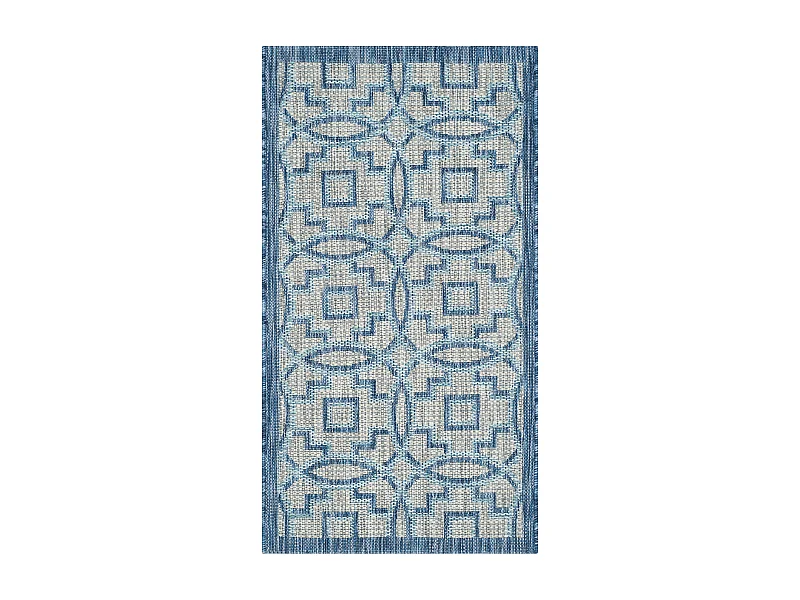 Tapis Gris/Bleu Marine 79 X 152 cm - Jade