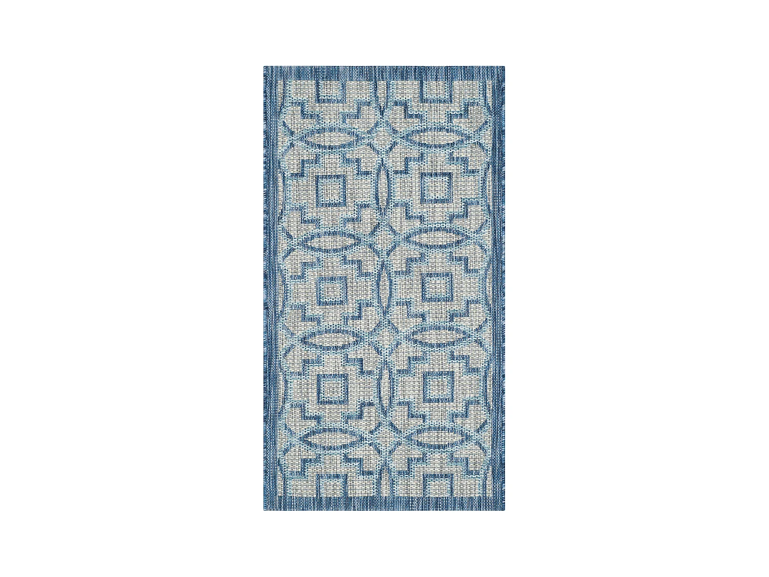 Tapis Gris/Bleu Marine 79 X 152 cm - Jade