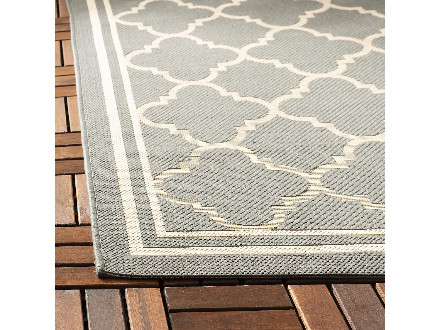 Tapis Gris/Neutre 79 X 152 cm - Bleeker