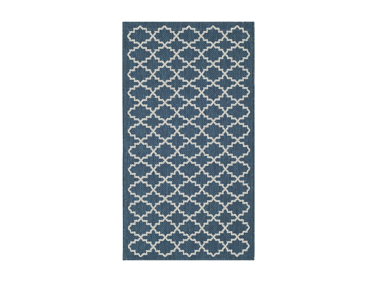 Tapis Bleu Marine/Neutre 79 X 152 cm - Zinnia