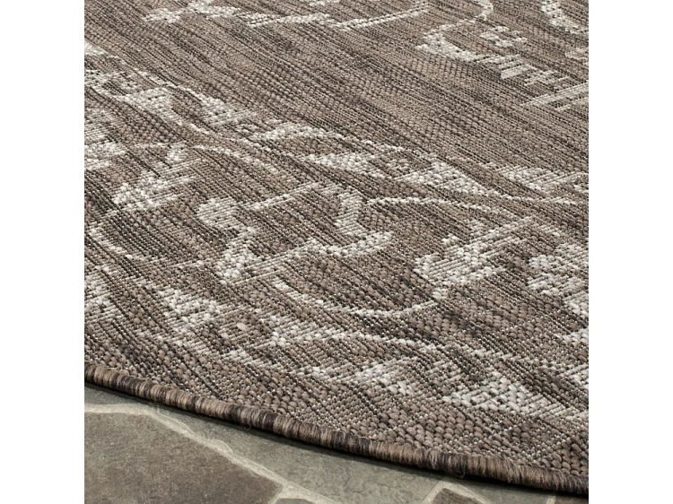 Tapis Marron/Neutre 79 X 152 cm - Mirabelle