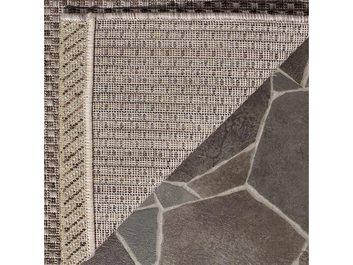 Tapis Neutre/Marron 122 X 170 cm - Daphne