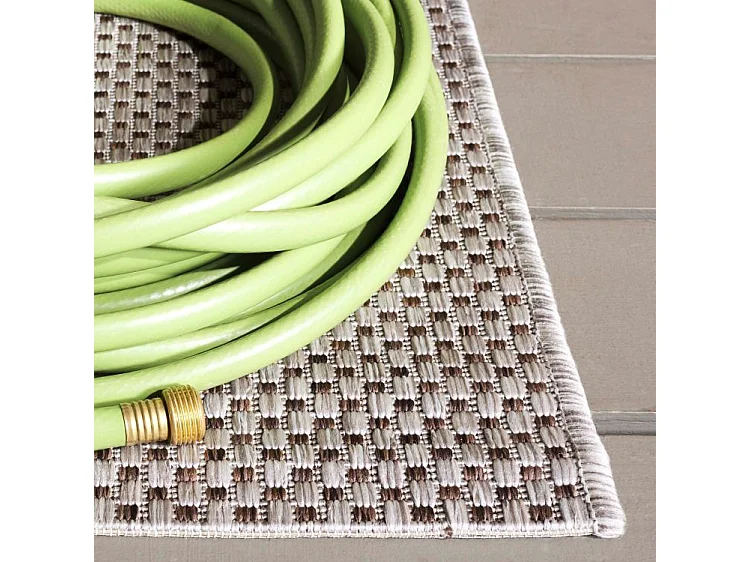 Tapis Neutre/Marron 122 X 170 cm - Daphne