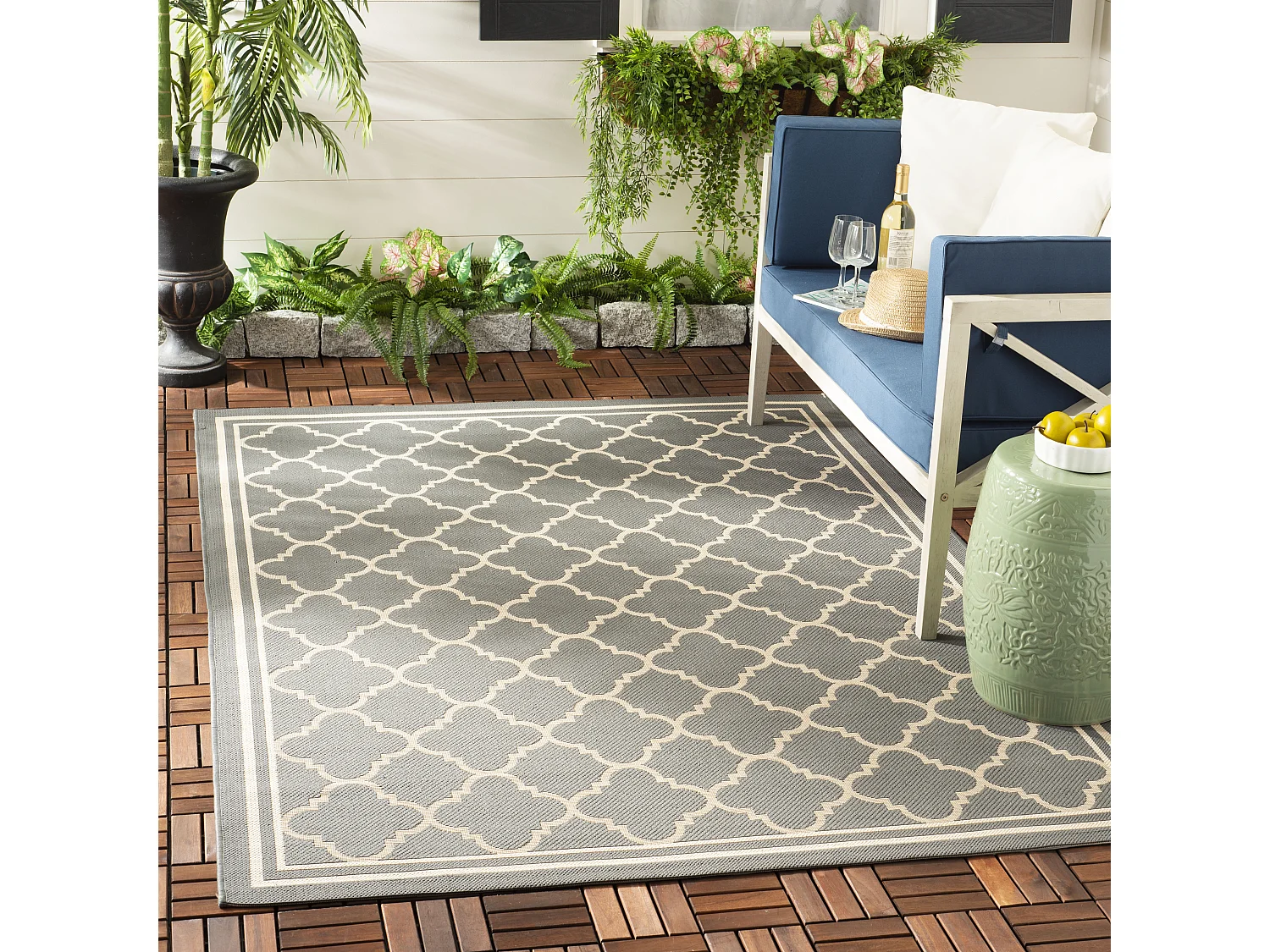Tapis Gris/Neutre 160 X 231 cm - Bleeker