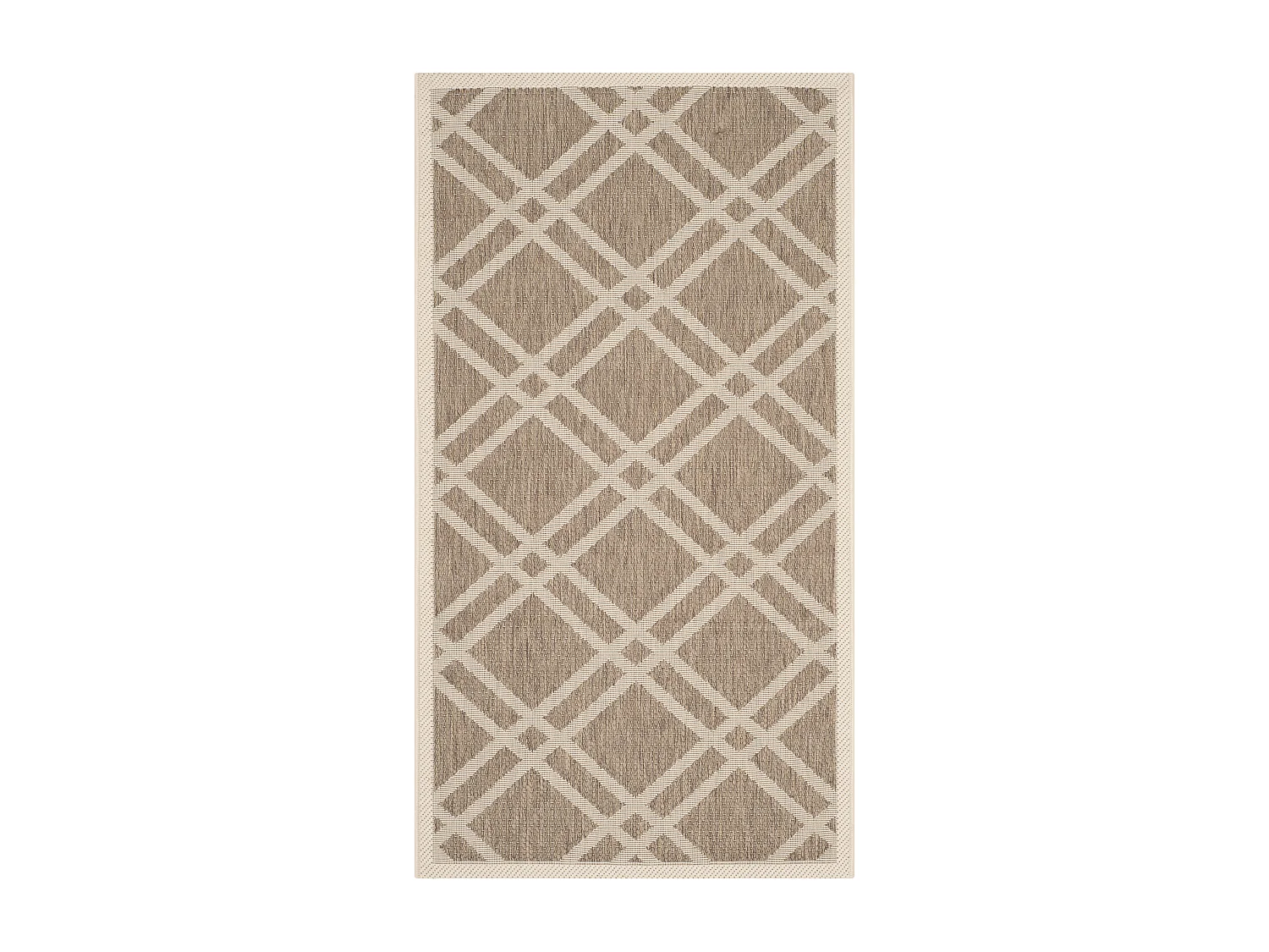 Tapis Marron/Neutre 79 X 152 cm - Thalia