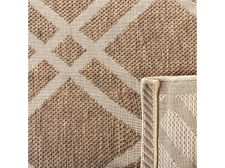 Tapis Marron/Neutre 79 X 152 cm - Thalia