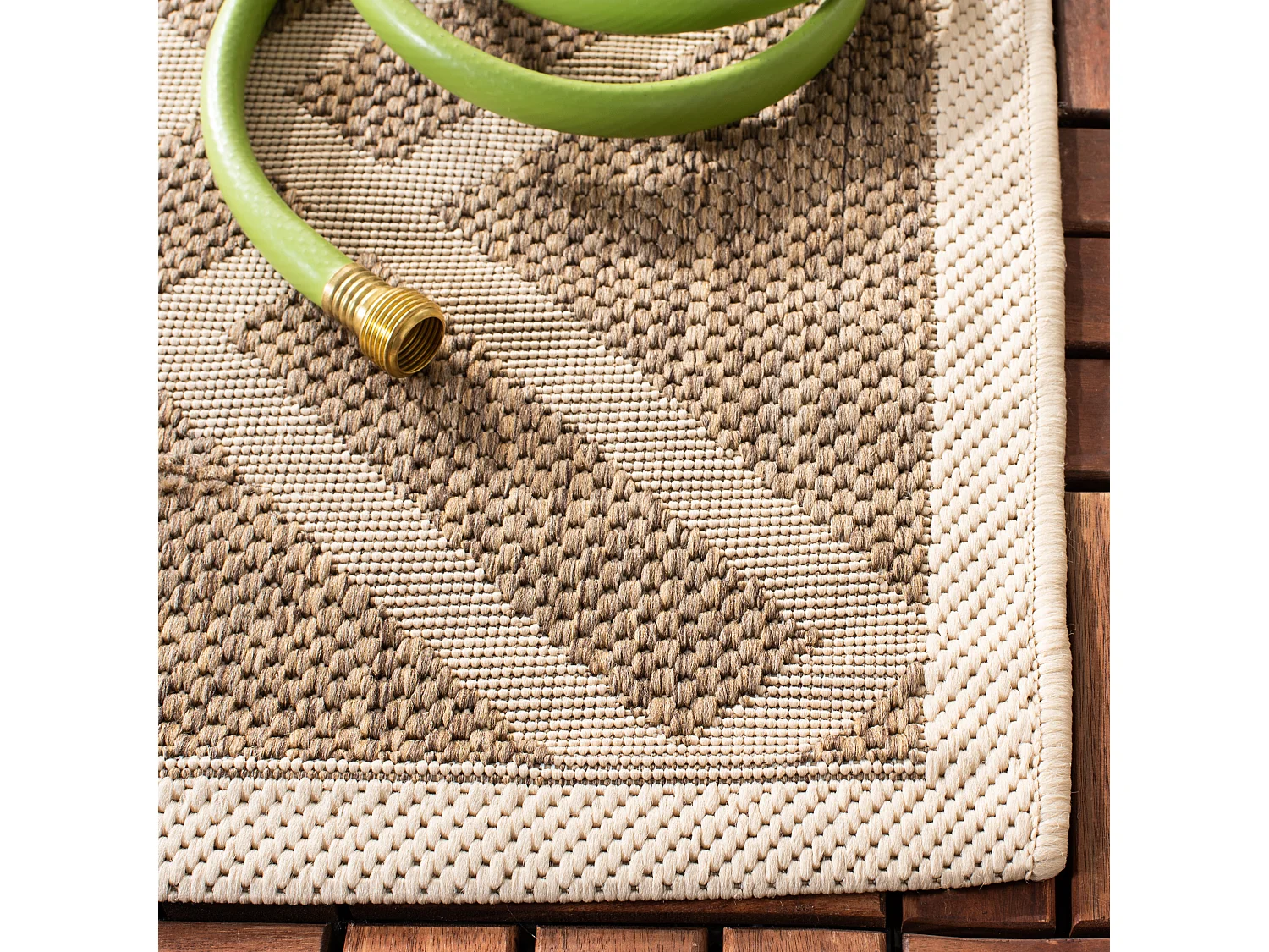 Tapis Marron/Neutre 79 X 152 cm - Thalia