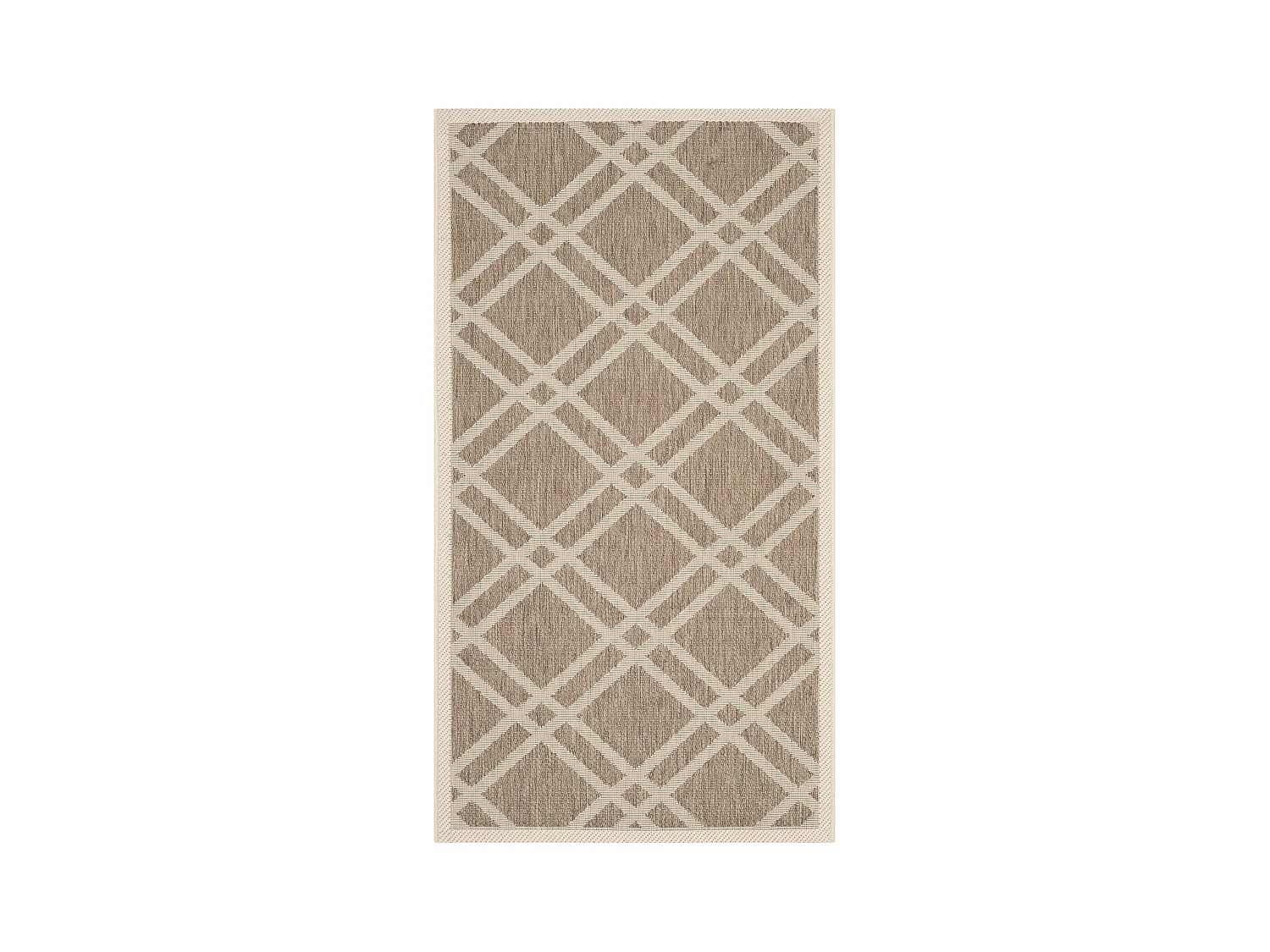 Tapis Marron/Neutre 79 X 152 cm - Thalia