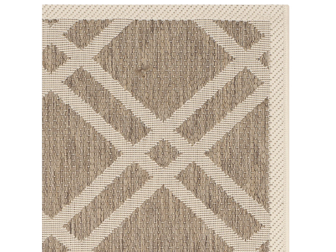 Tapis Marron/Neutre 79 X 152 cm - Thalia
