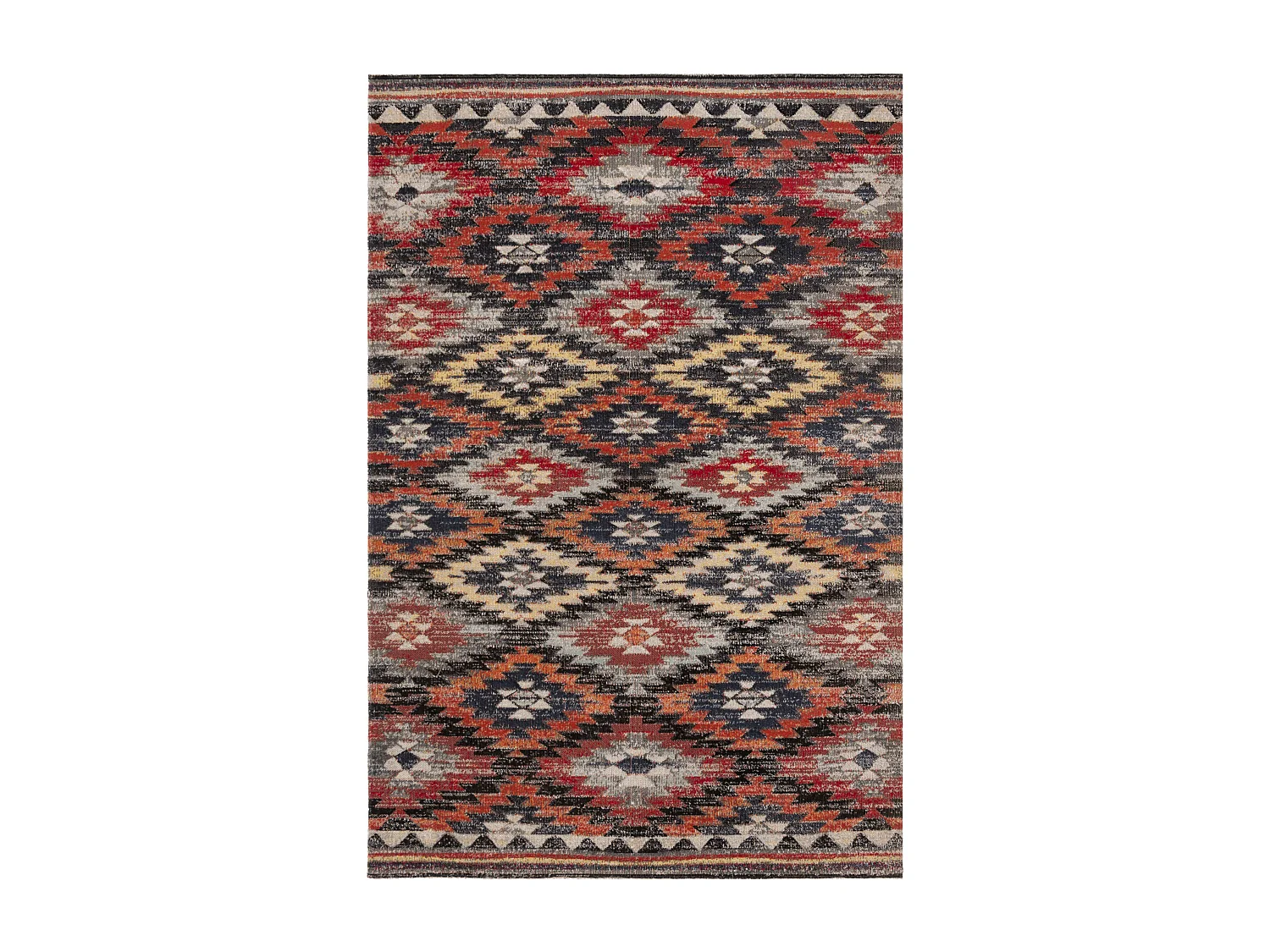 Tapis Marron/Multicolore 155 X 229 cm - Torianna