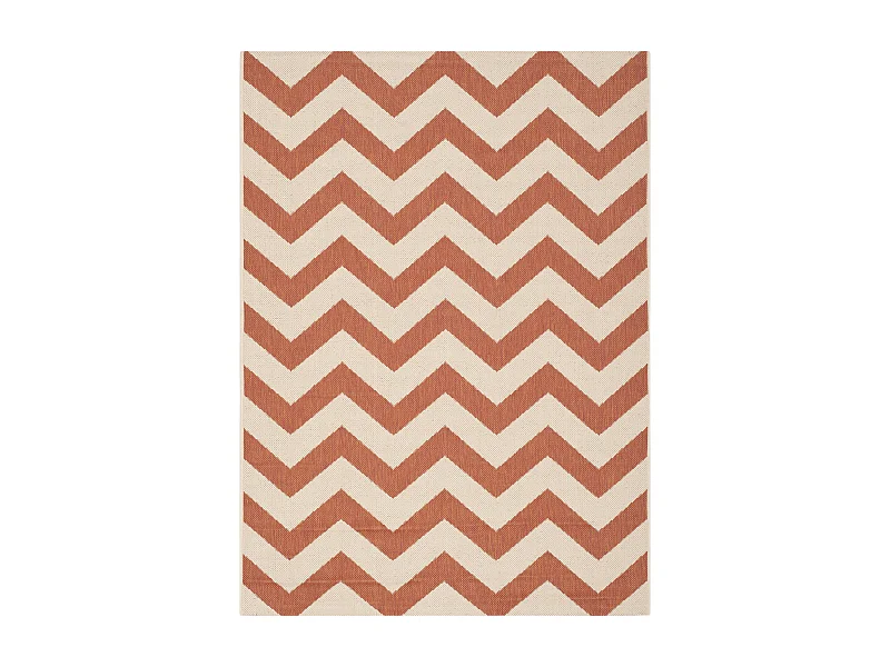 Tapis Orange/Neutre 122 X 170 cm - Chelsea