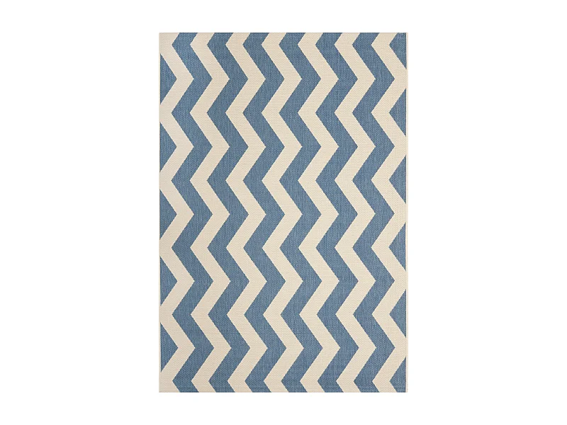 Tapis Bleu/Neutre 160 X 231 cm - Amalfi