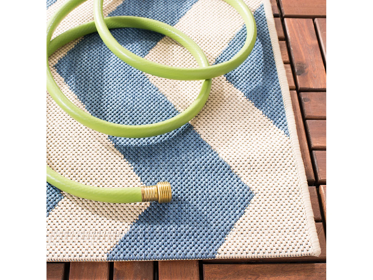 Tapis Bleu/Neutre 160 X 231 cm - Amalfi