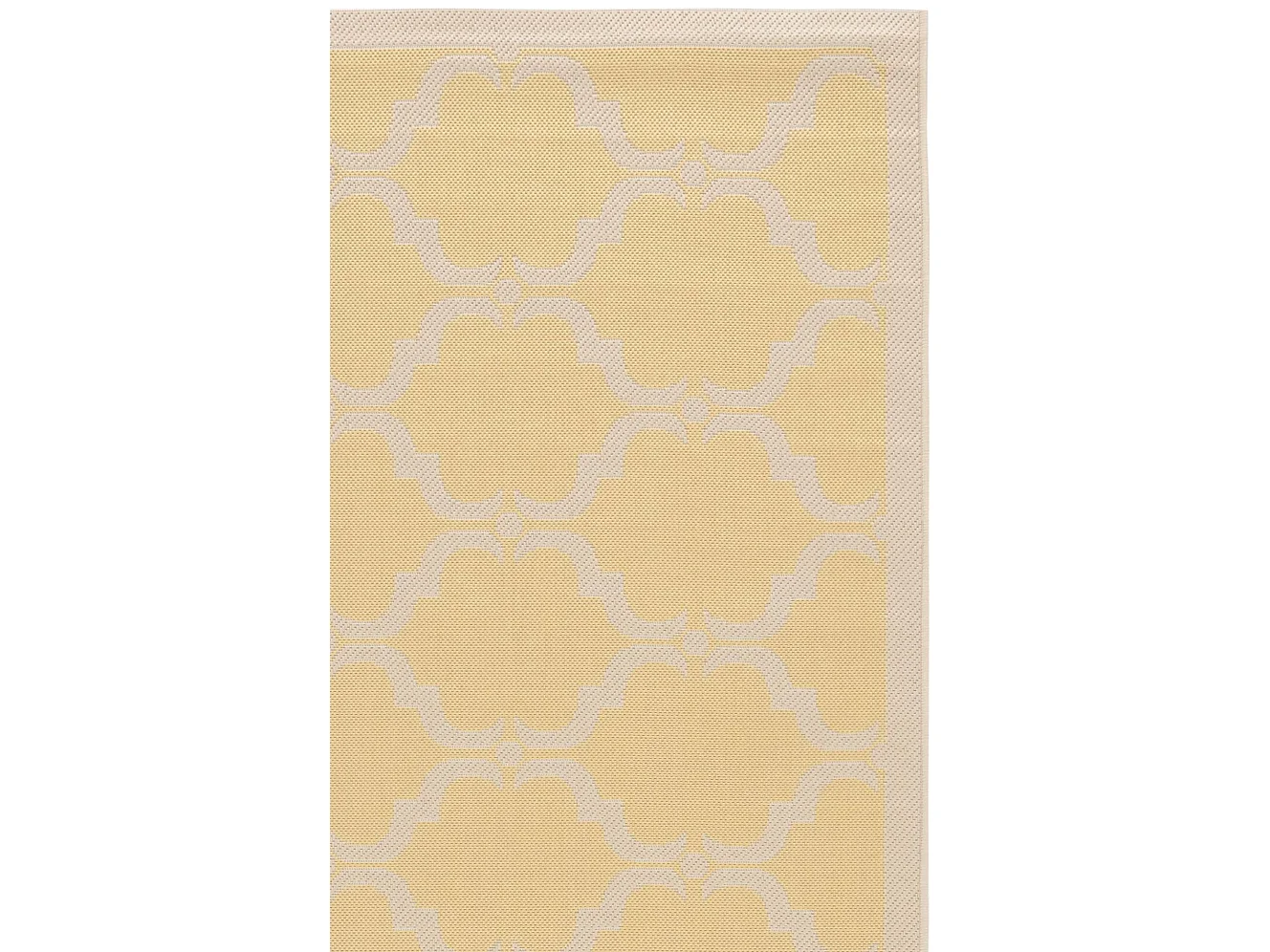 Tapis Jaune/Neutre 79 X 152 cm - Lugano