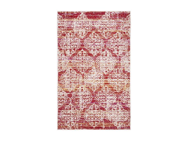 Tapis Rose/Multicolore 91 X 152 cm - Faye
