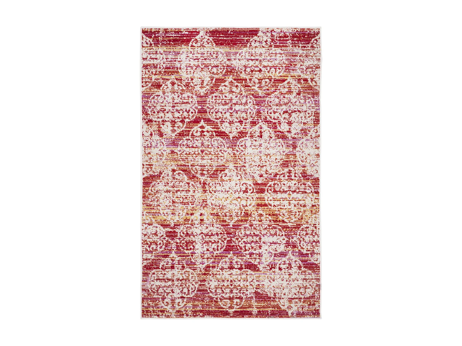 Tapis Rose/Multicolore 91 X 152 cm - Faye