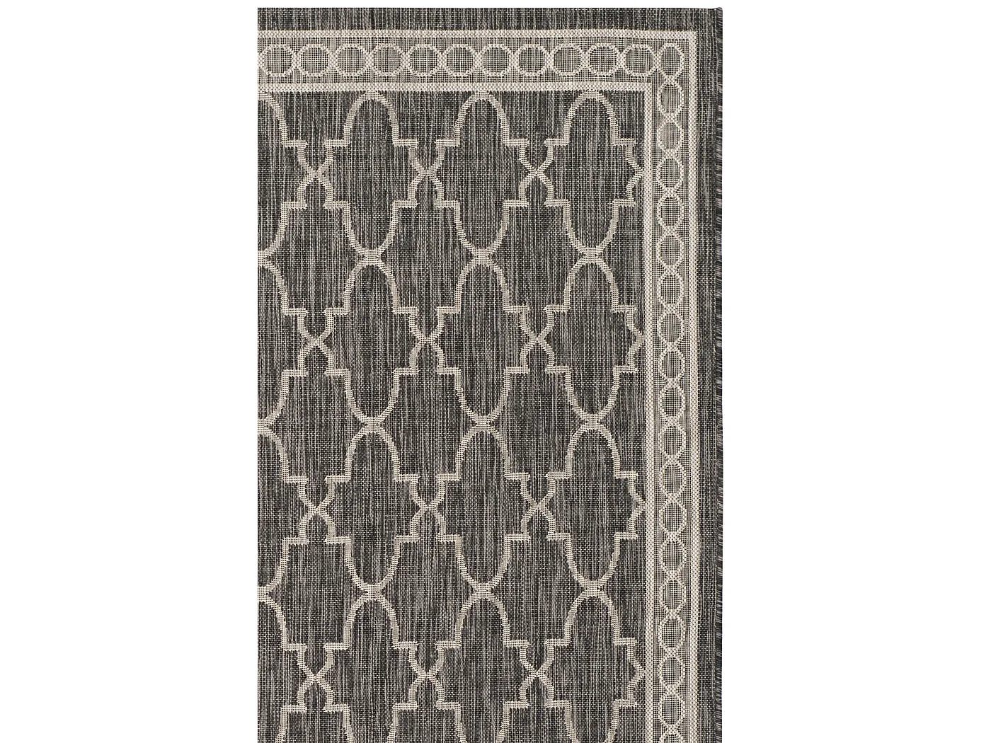 Tapis Noir/Neutre 122 X 170 cm - Aisling