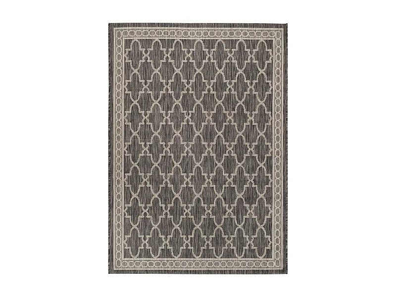 Tapis Noir/Neutre 122 X 170 cm - Aisling