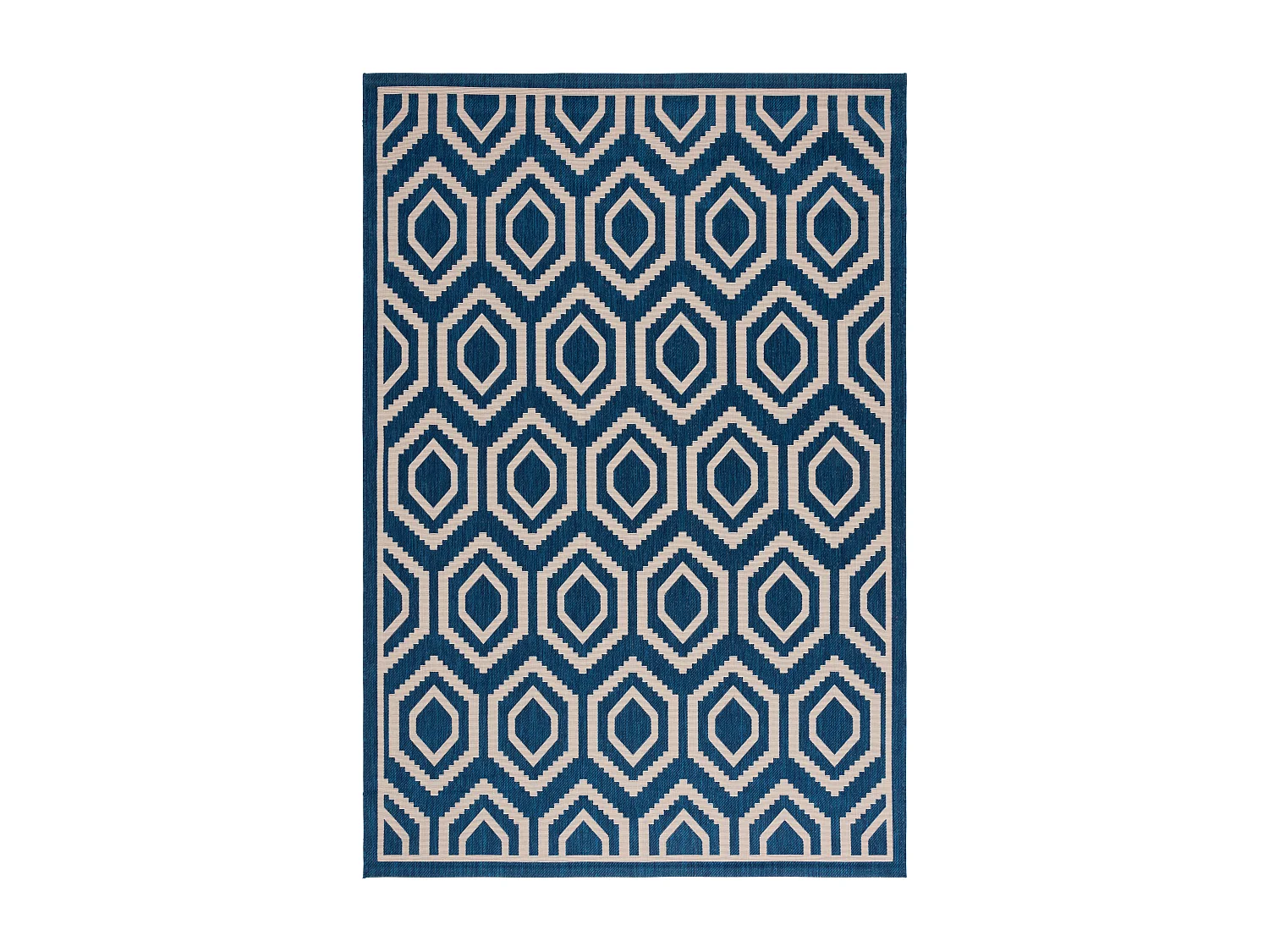 Tapis Bleu Marine/Neutre 201 X 290 cm - Zariah