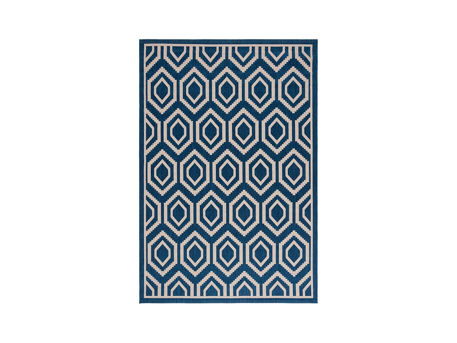 Tapis Bleu Marine/Neutre 201 X 290 cm - Zariah