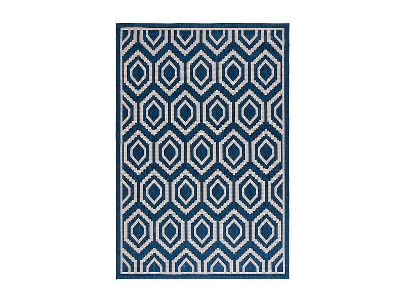 Tapis Bleu Marine/Neutre 201 X 290 cm - Zariah