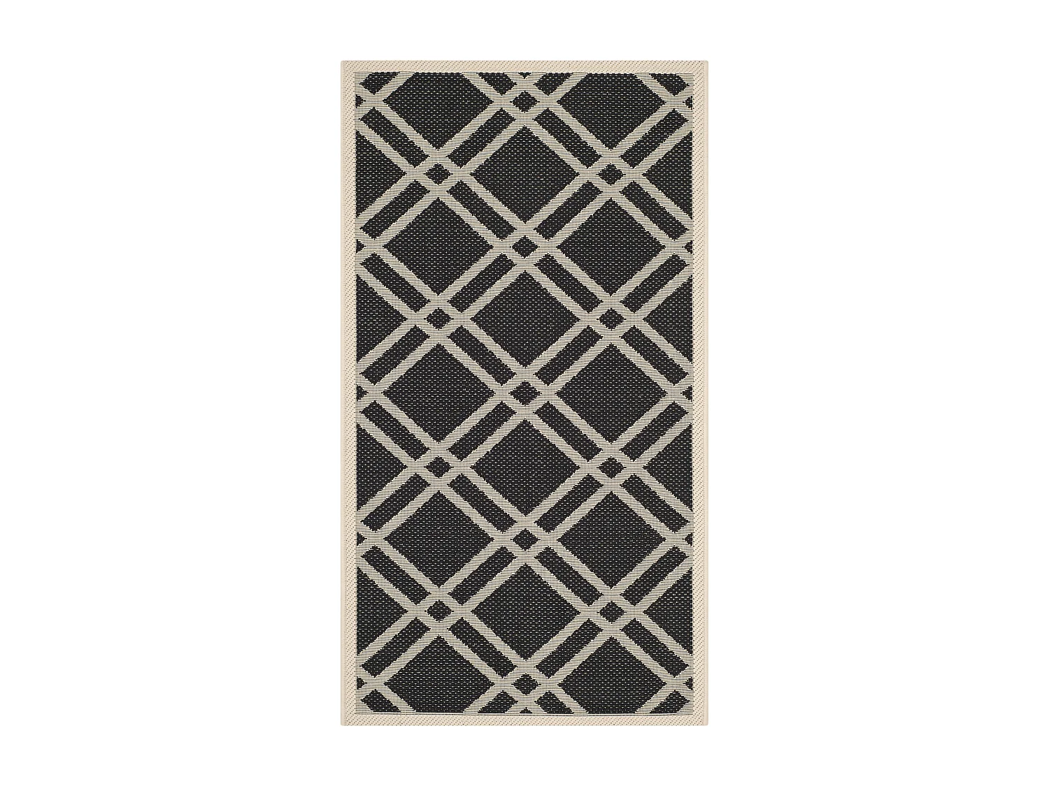 Tapis Noir/Neutre 122 X 170 cm - Thalia