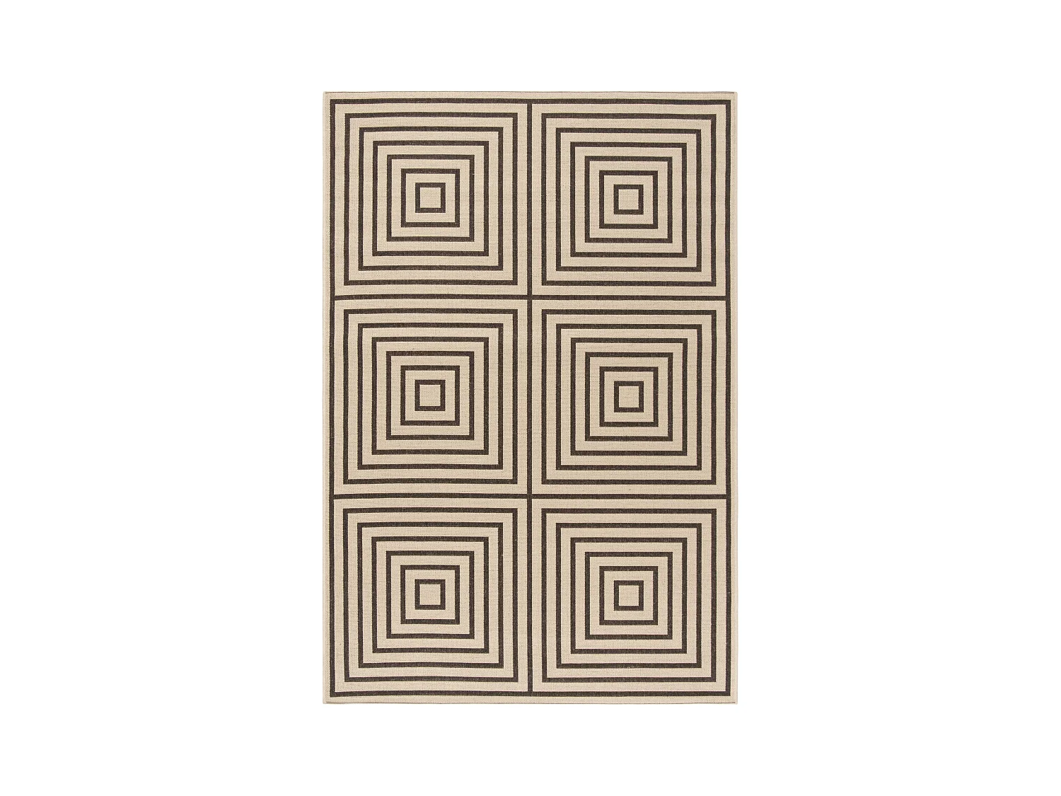 Tapis Neutre/Marron 122 X 183 cm - Ravello