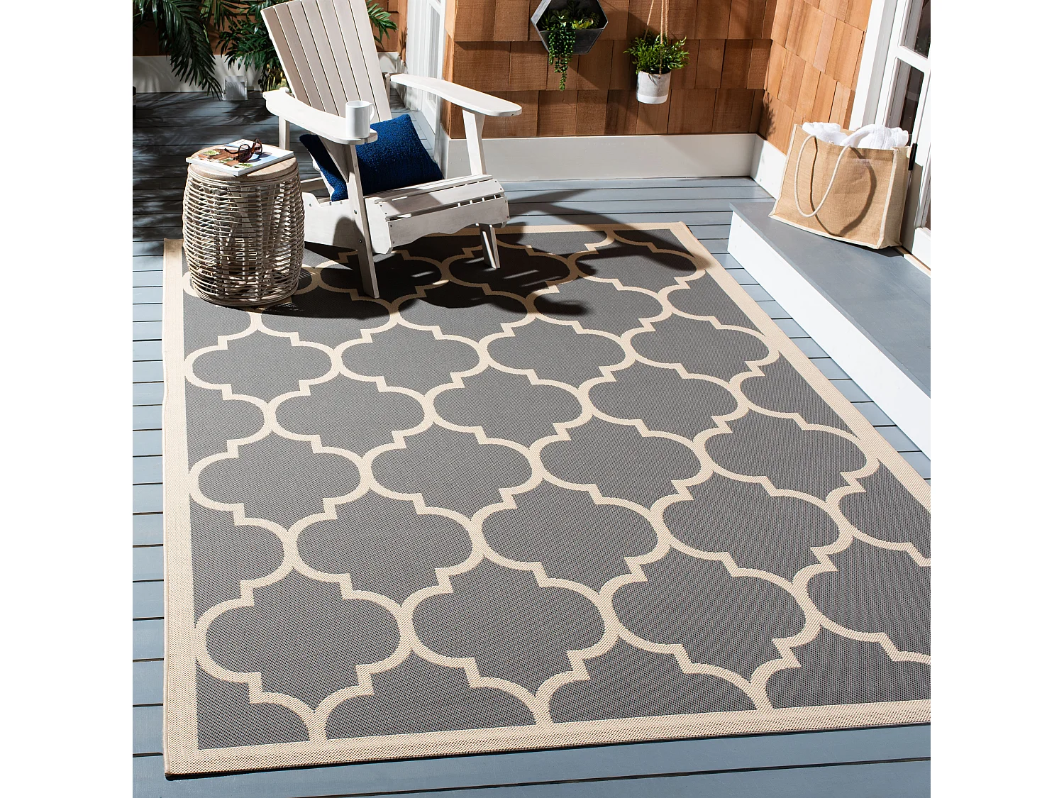 Tapis Gris/Neutre 201 X 290 cm - Arista
