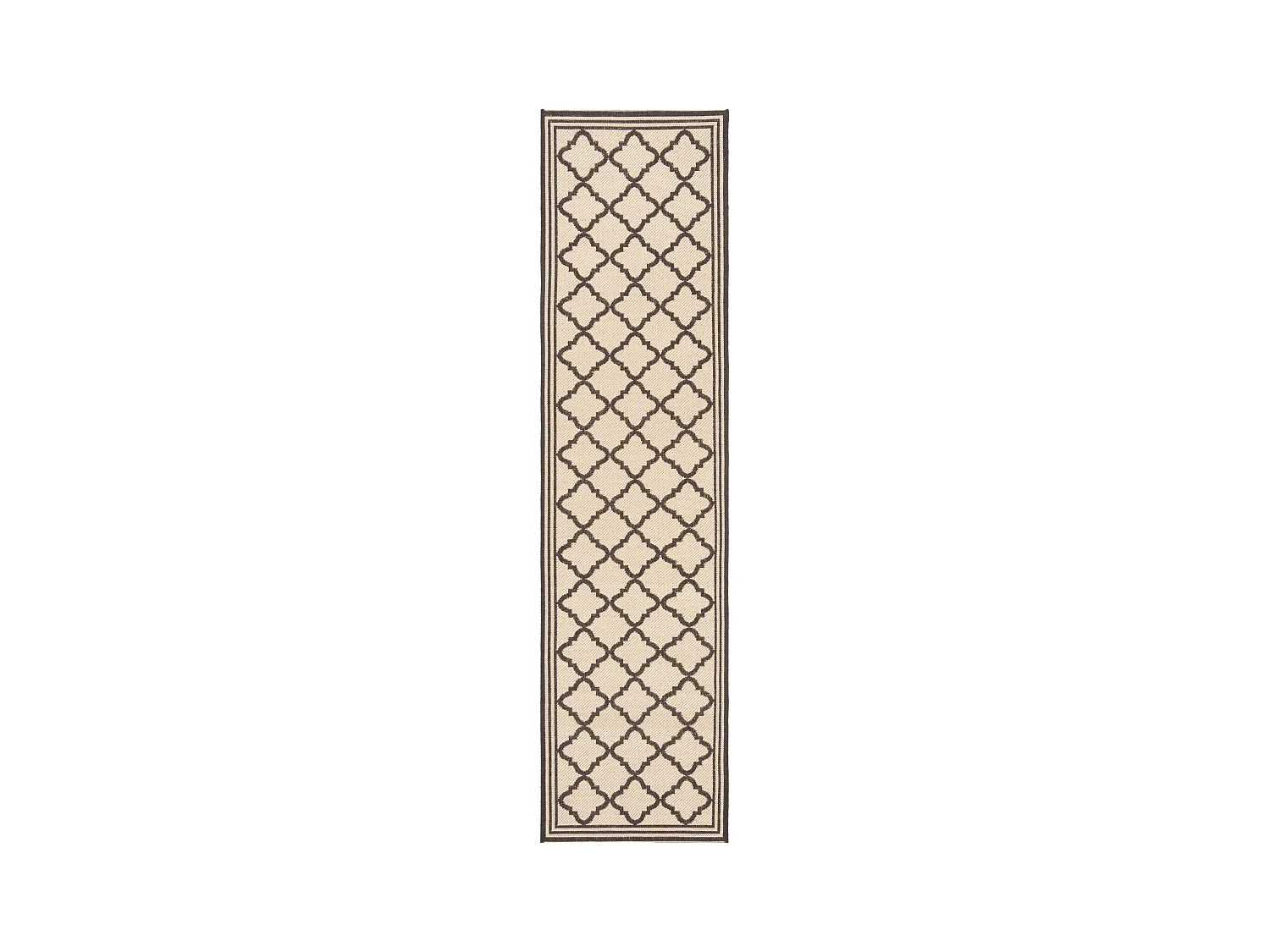 Tapis Neutre/Marron 61 X 244 cm - Ischia