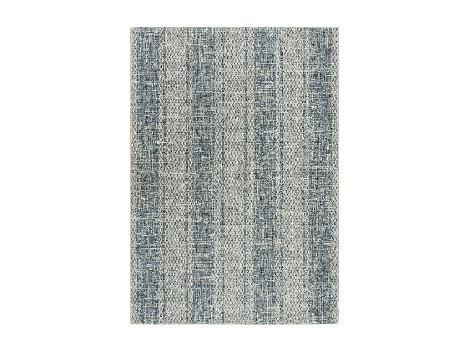 Tapis Gris/Bleu 122 X 170 cm - Rafal