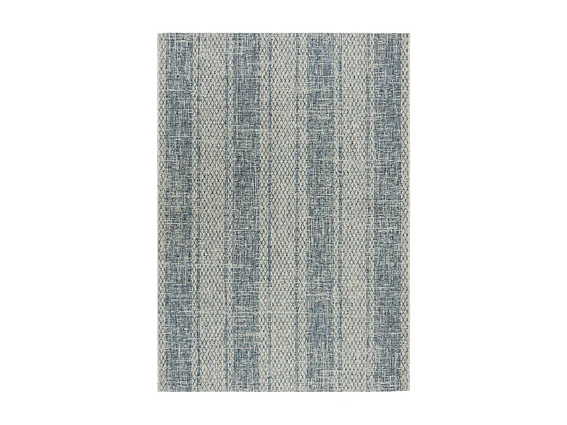 Tapis Gris/Bleu 122 X 170 cm - Rafal