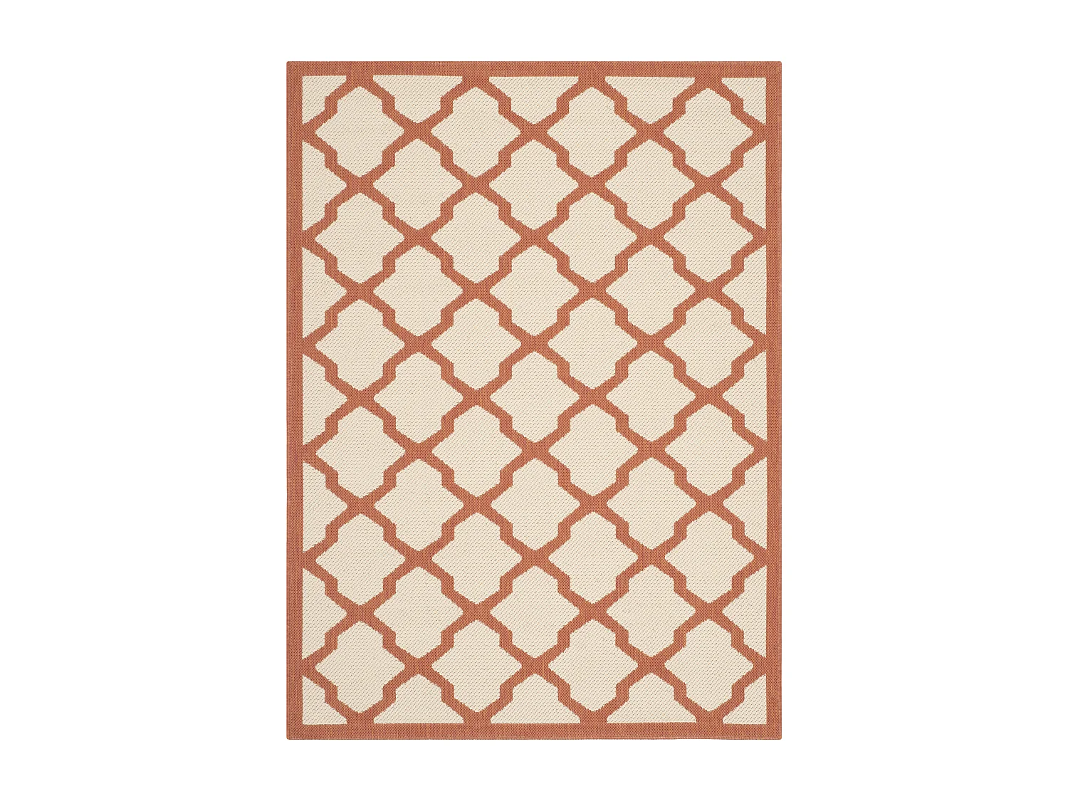 Tapis Neutre/Orange 122 X 170 cm - Samanna